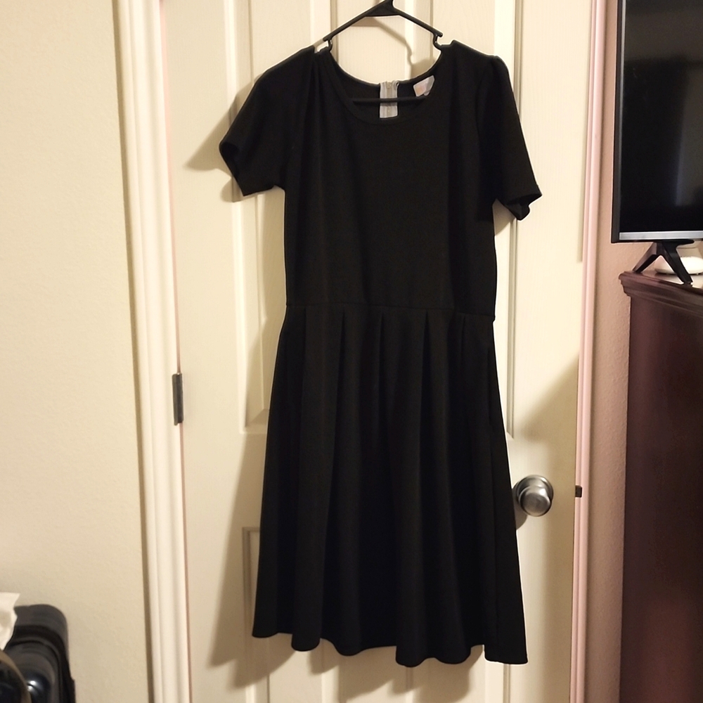 XL Lularoe Black Amelia Dress